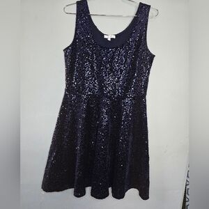 dELiA*s Sparkling Midnight Blue Kids Dress